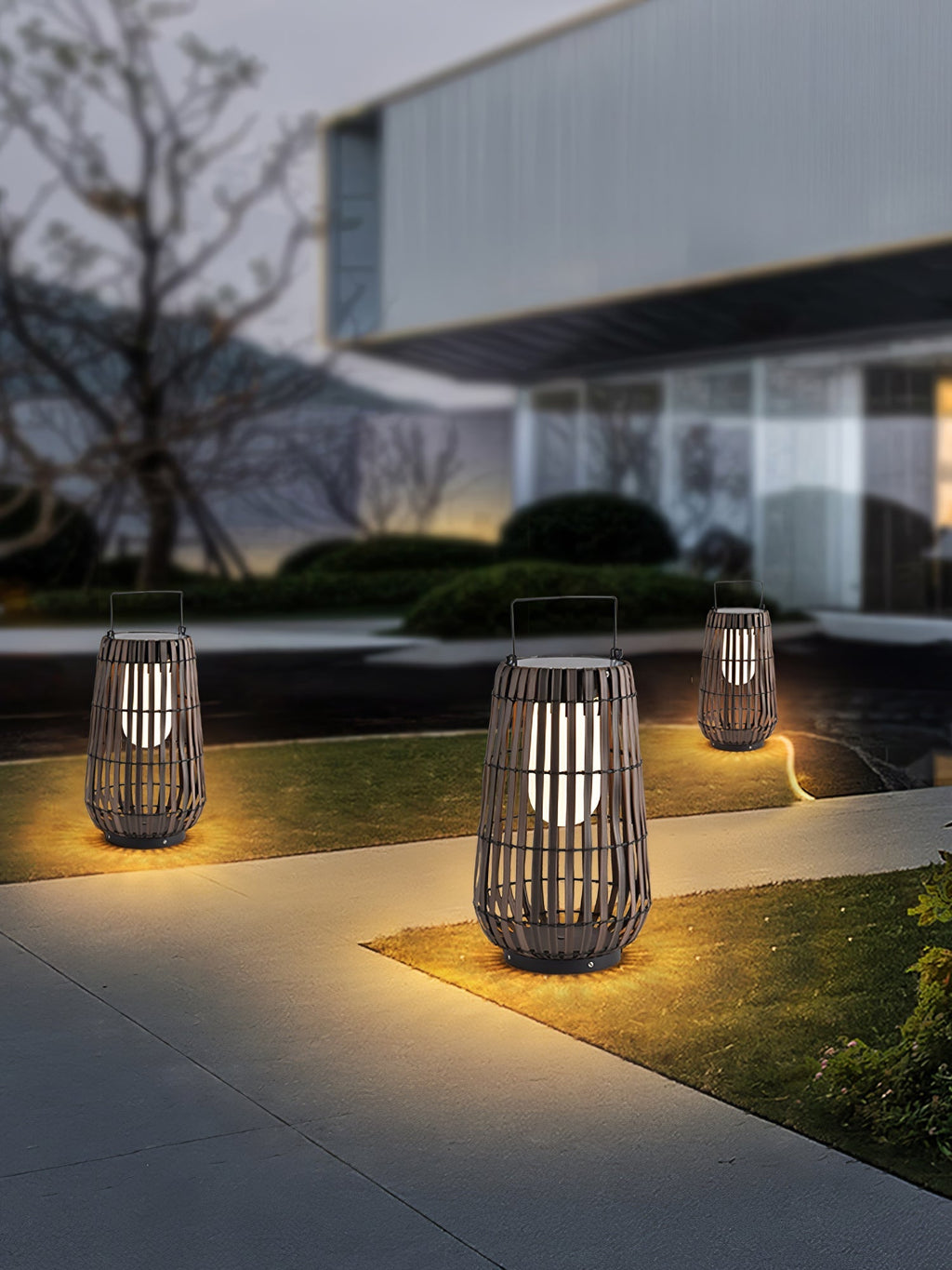Wickerline Ambient Lantern | Ormexis