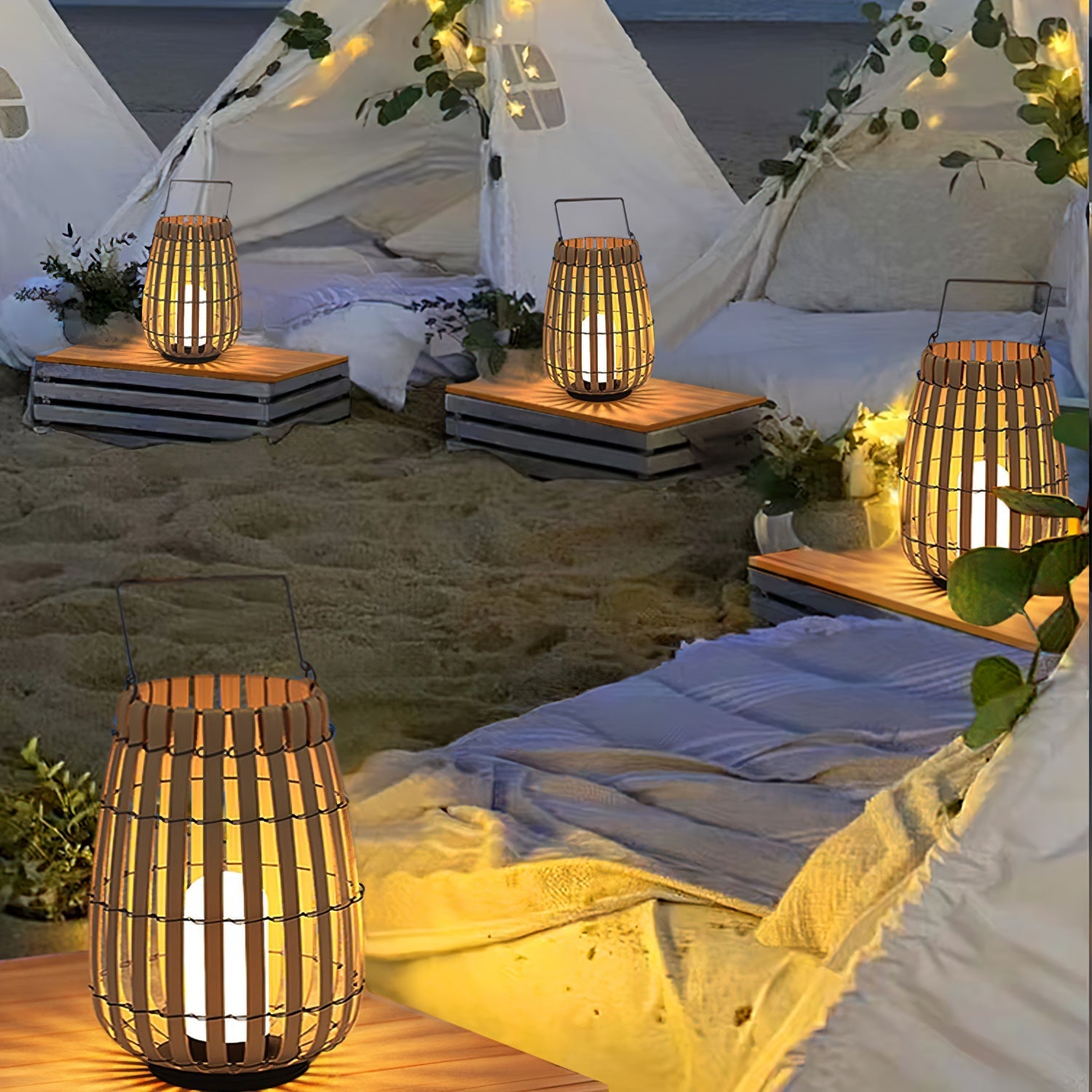 Wickerline Ambient Lantern | Ormexis