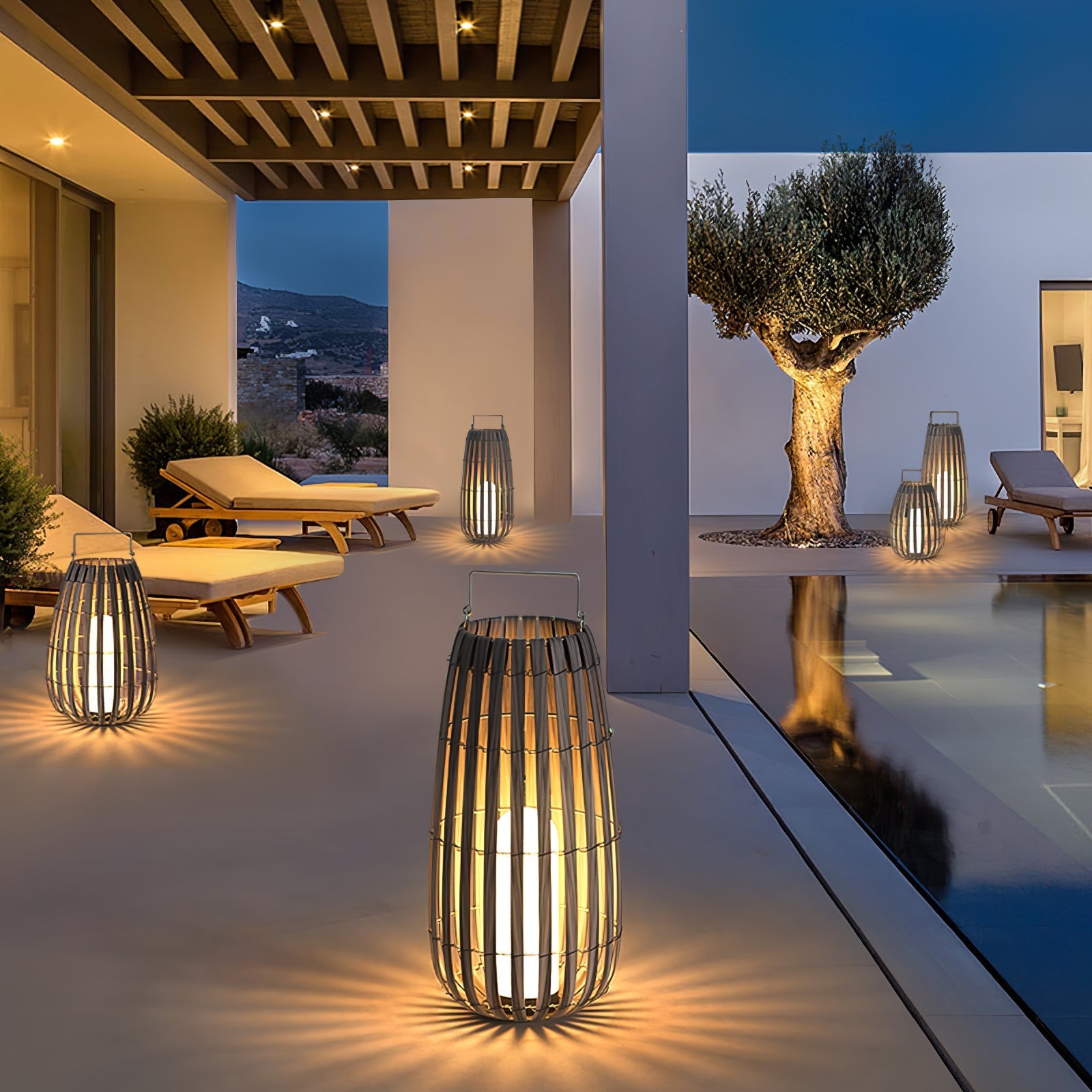 Wickerline Ambient Lantern | Ormexis