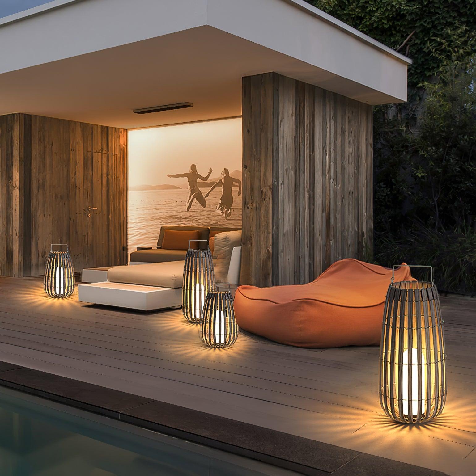 Wickerline Ambient Lantern | Ormexis