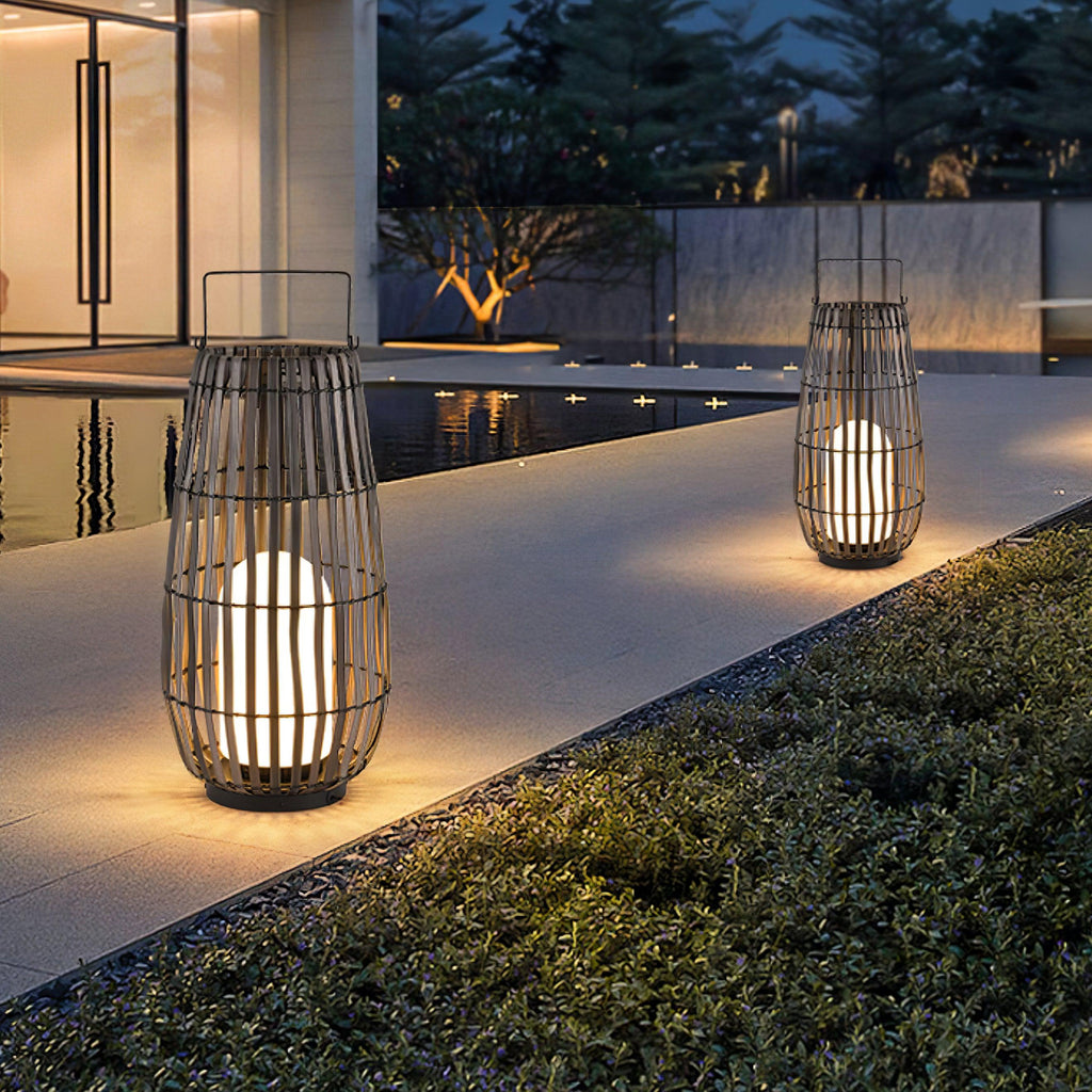 Wickerline Ambient Lantern | Ormexis