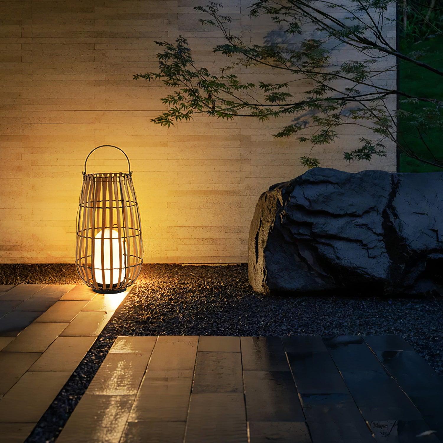 Wickerline Ambient Lantern | Ormexis
