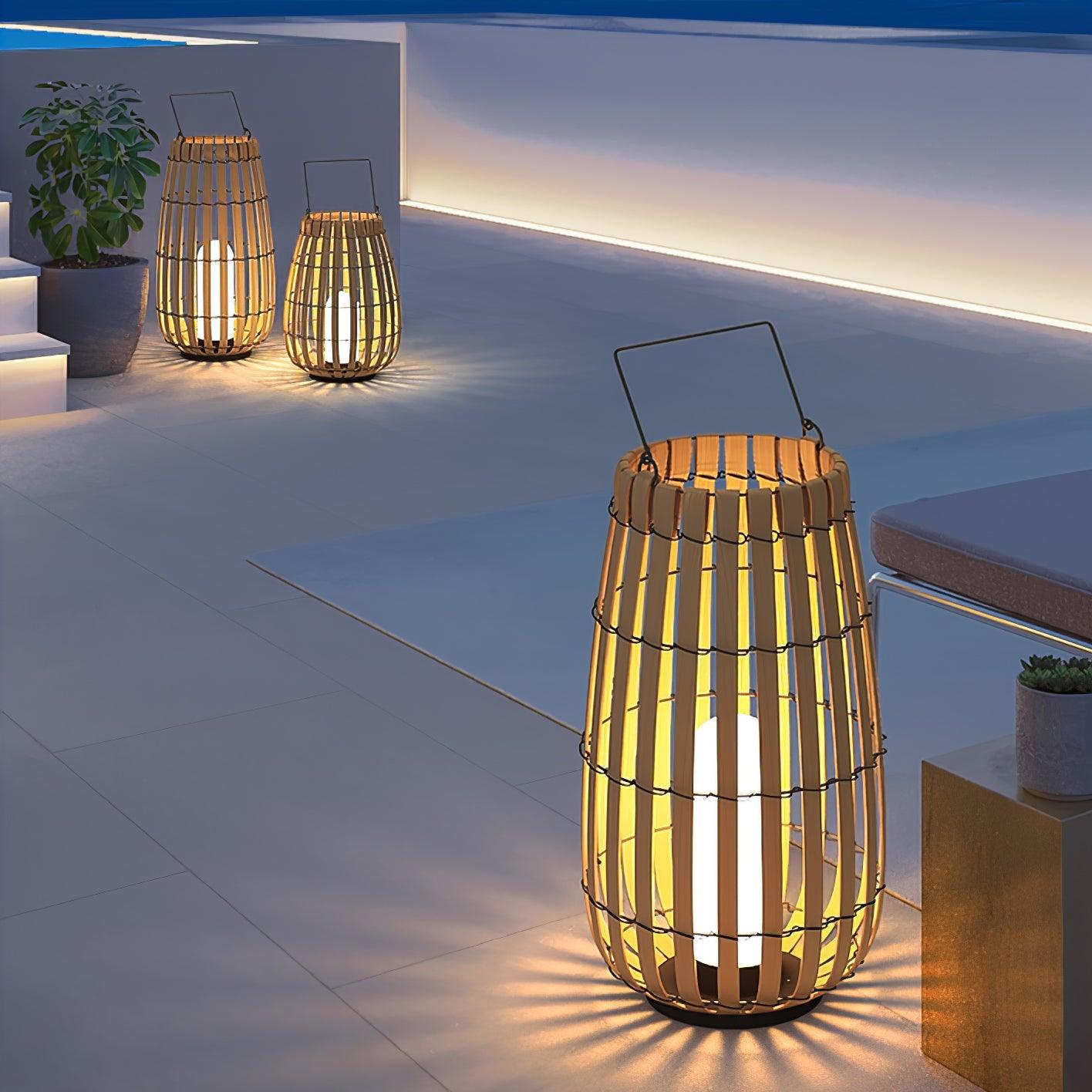 Wickerline Ambient Lantern | Ormexis