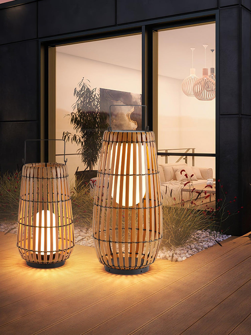 Wickerline Ambient Lantern | Ormexis