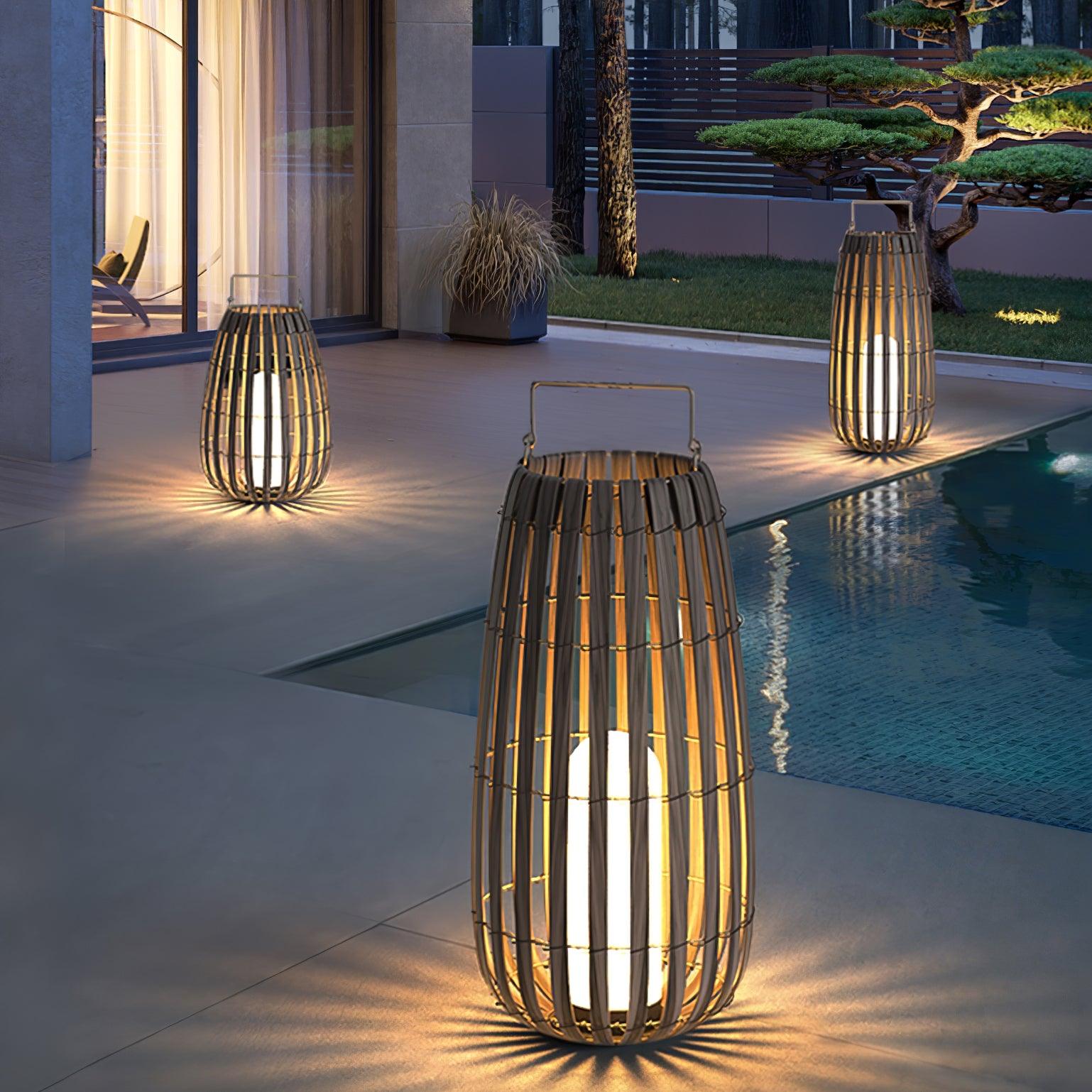 Wickerline Ambient Lantern | Ormexis