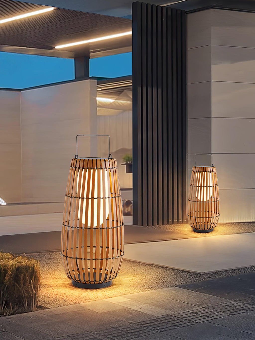 Wickerline Ambient Lantern | Ormexis
