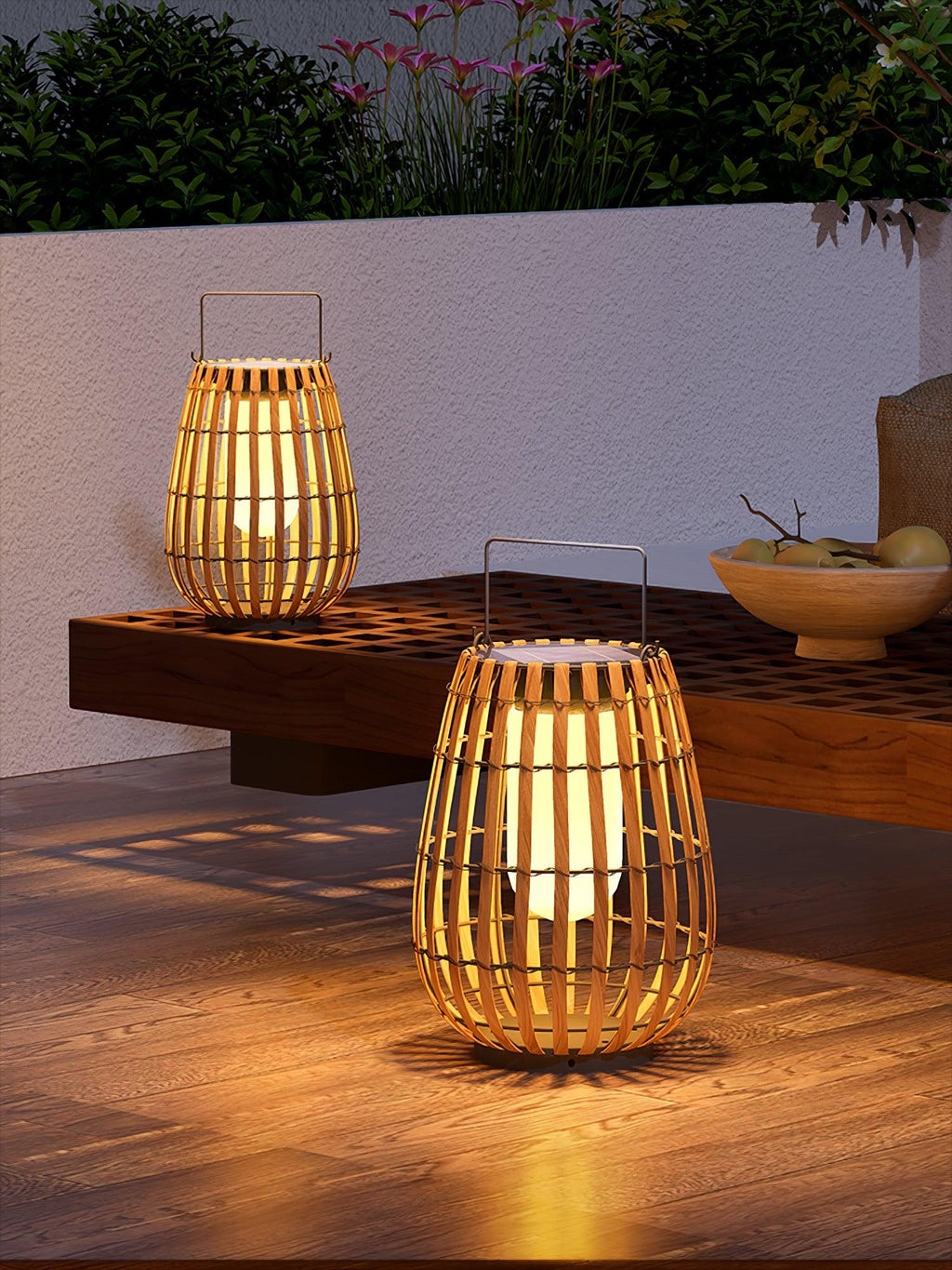 Wickerline Ambient Lantern | Ormexis