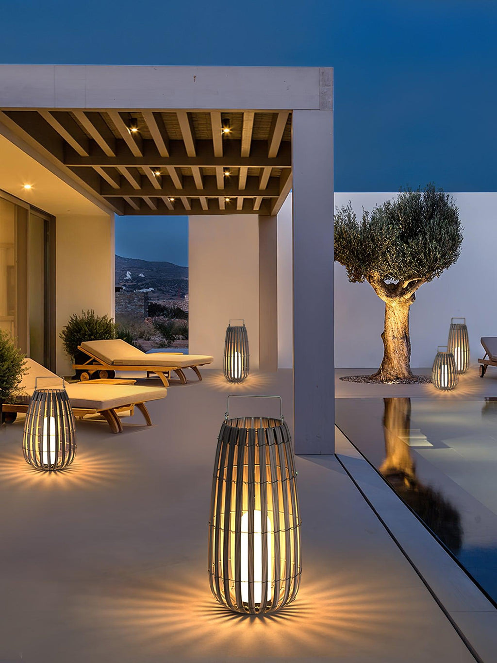 Wickerline Ambient Lantern | Ormexis