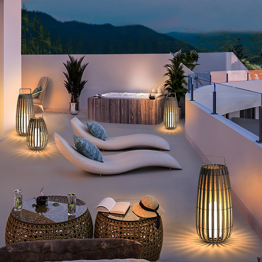 Wickerline Ambient Lantern | Ormexis