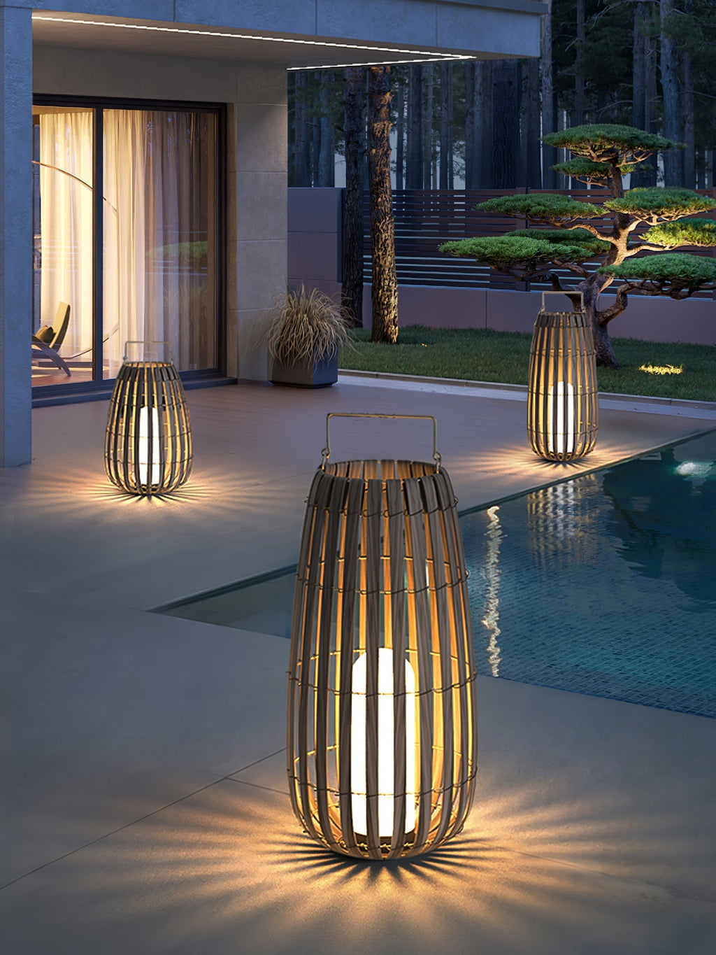 Wickerline Ambient Lantern | Ormexis
