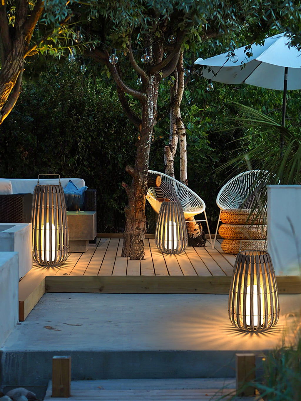 Wickerline Ambient Lantern | Ormexis