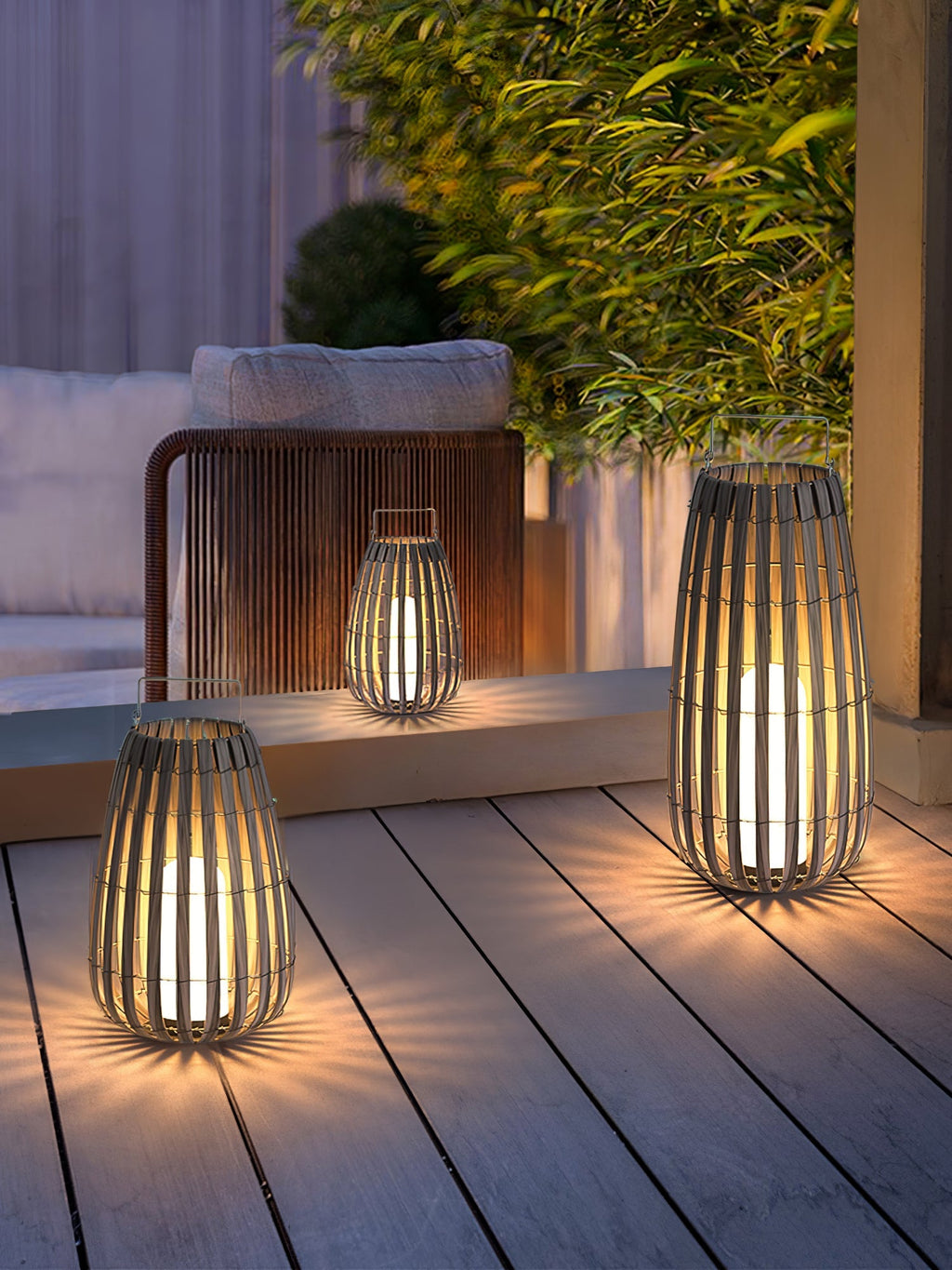 Wickerline Ambient Lantern | Ormexis