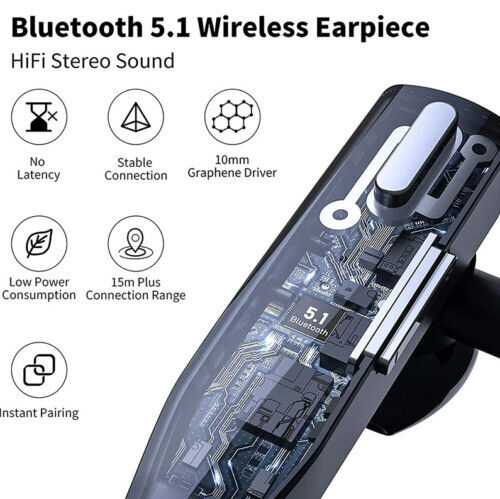 Auricular Bluetooth TruCall con cancelación de ruido y hasta 25 horas de conversación