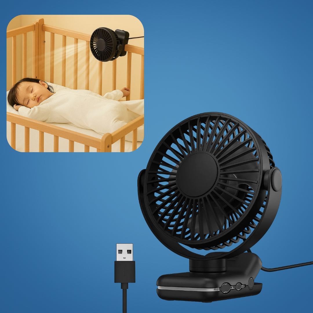 USB asztali ventilátor csendes légáramlást biztosít otthonra és irodába