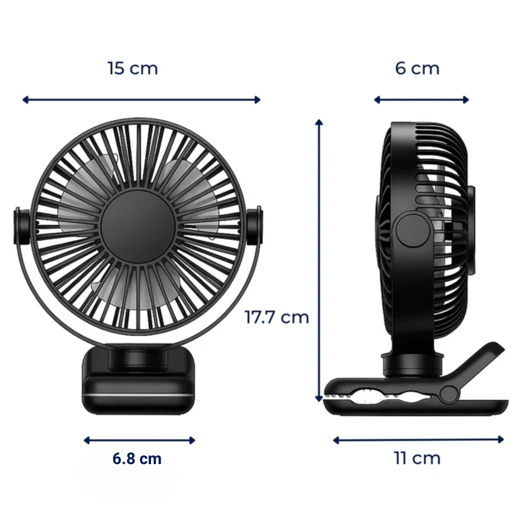 USB asztali ventilátor csendes légáramlást biztosít otthonra és irodába