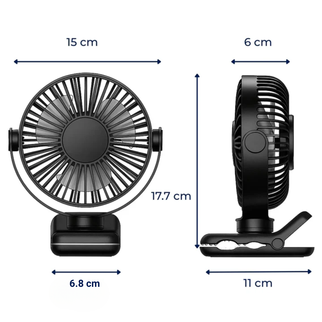 USB asztali ventilátor csendes légáramlást biztosít otthonra és irodába
