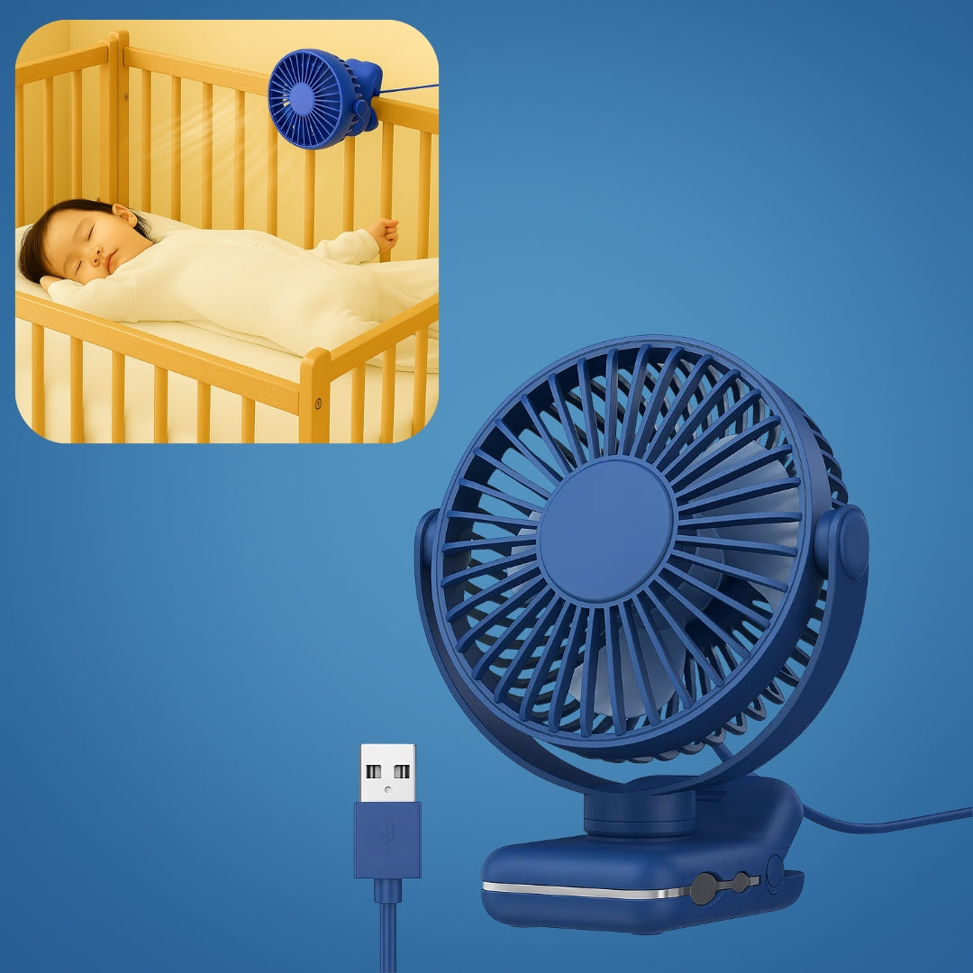 USB asztali ventilátor csendes légáramlást biztosít otthonra és irodába