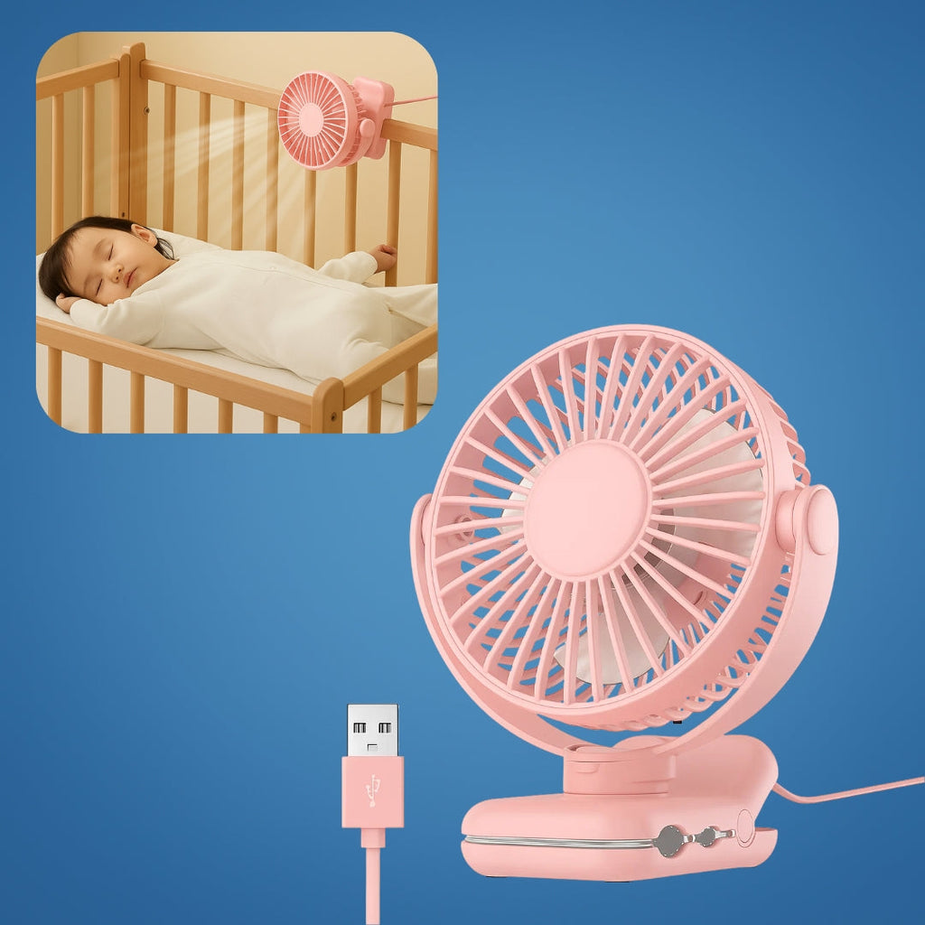 USB asztali ventilátor csendes légáramlást biztosít otthonra és irodába