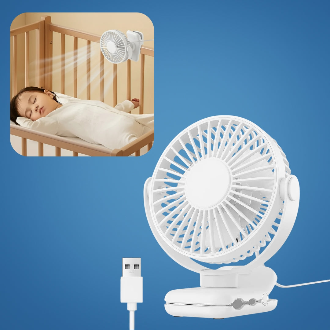 USB asztali ventilátor csendes légáramlást biztosít otthonra és irodába
