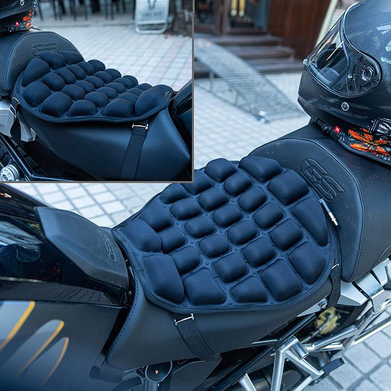 Ultimativt motorcykel 3D-pude med luftstrømsdesign til lange ture
