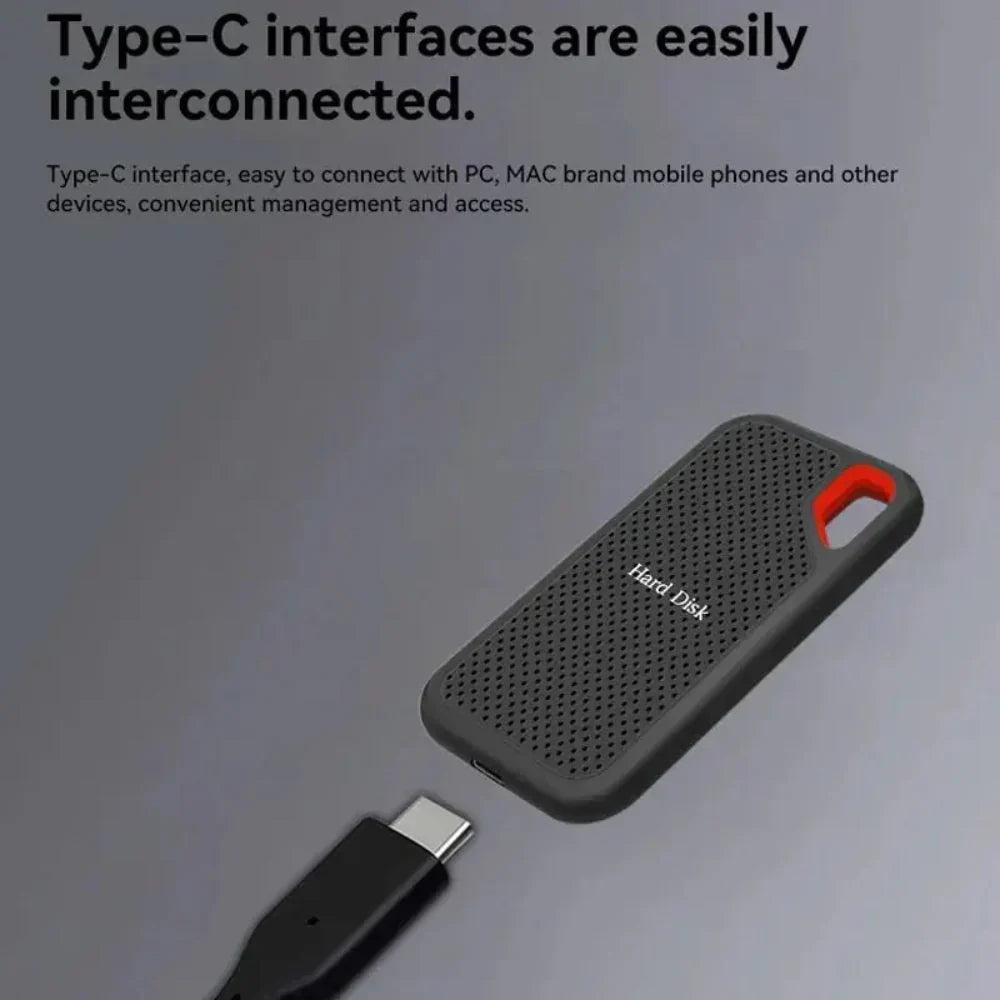 Rychlé externí SSD s nárazuvzdorným designem pro bezpečné ukládání