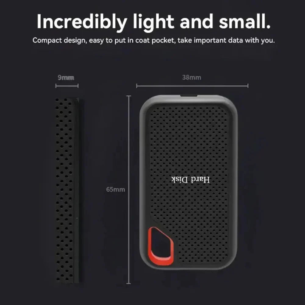 Rychlé externí SSD s nárazuvzdorným designem pro bezpečné ukládání