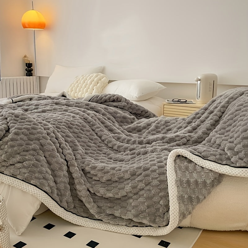 FluffHaven ultra měkká mikrovláknová deka lehká a pohodlná pro všechny věkové kategorie