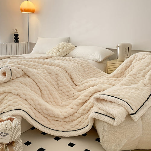 FluffHaven ultrajemná deka z mikrovlákna pro všechny věkové kategorie, lehká a pohodlná Ormexis