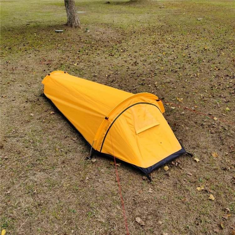 Tenda de Caminhada Solo Ultraleve com Casca Impermeável e Resistente ao Vento