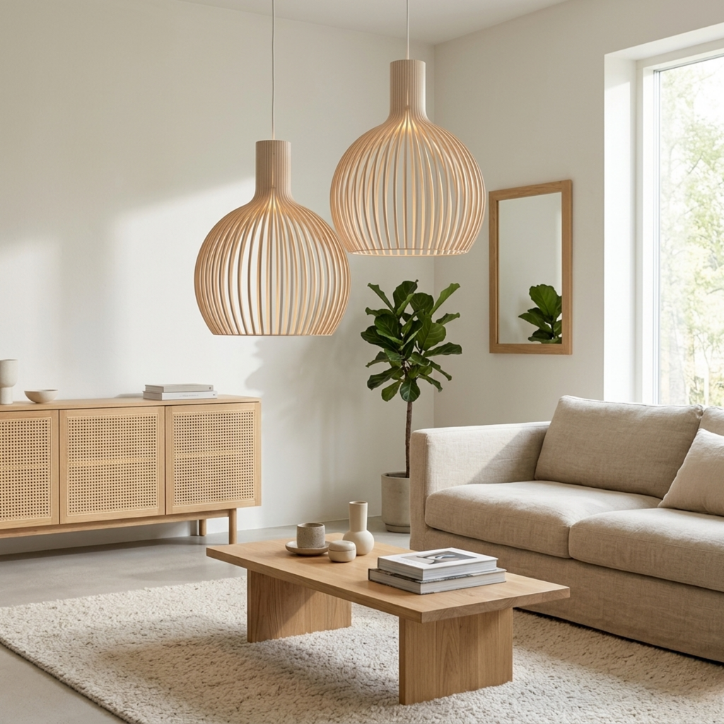 Lámpara colgante de madera Octo 4240 | Ormexis