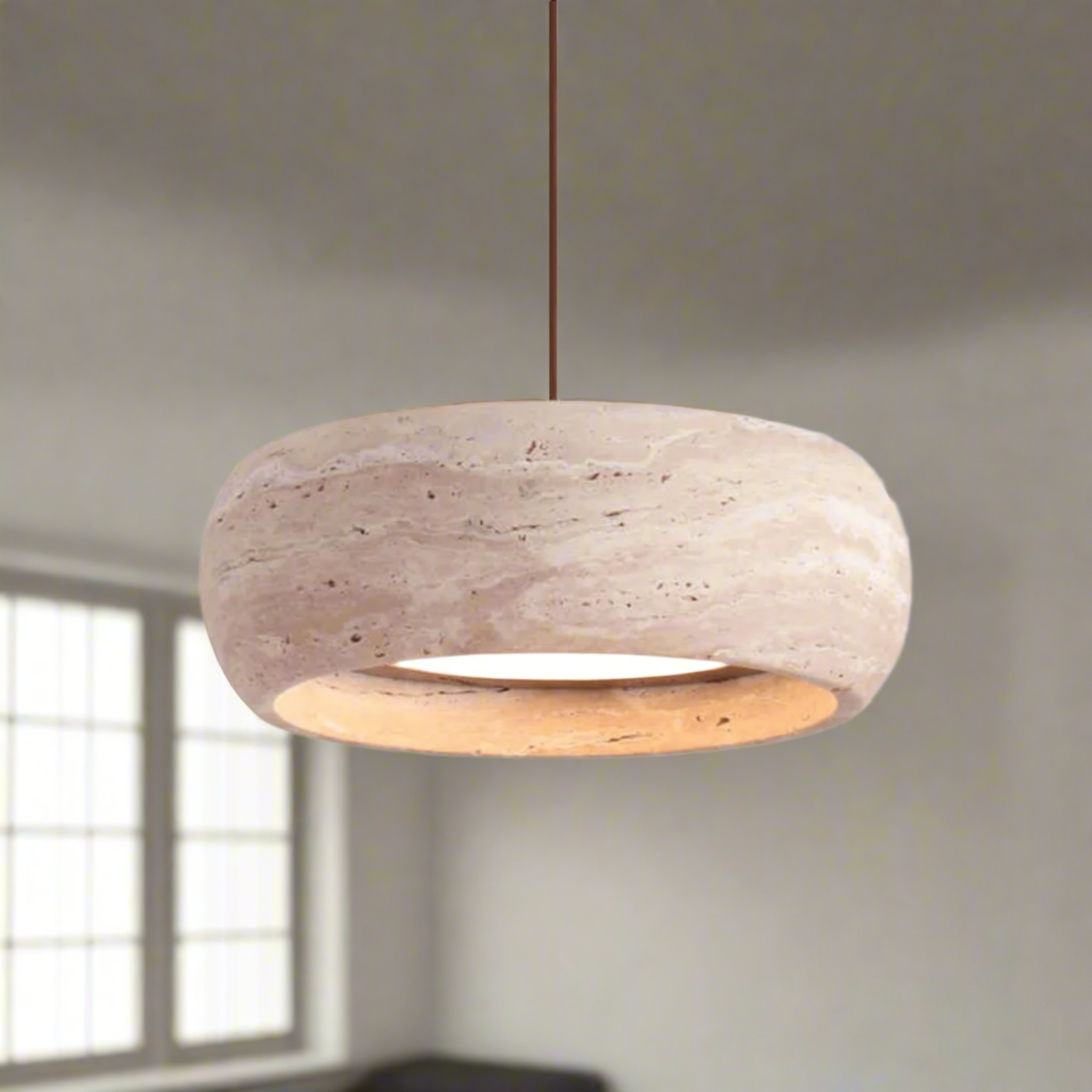 Stone Ring Pendant Light | Ormexis