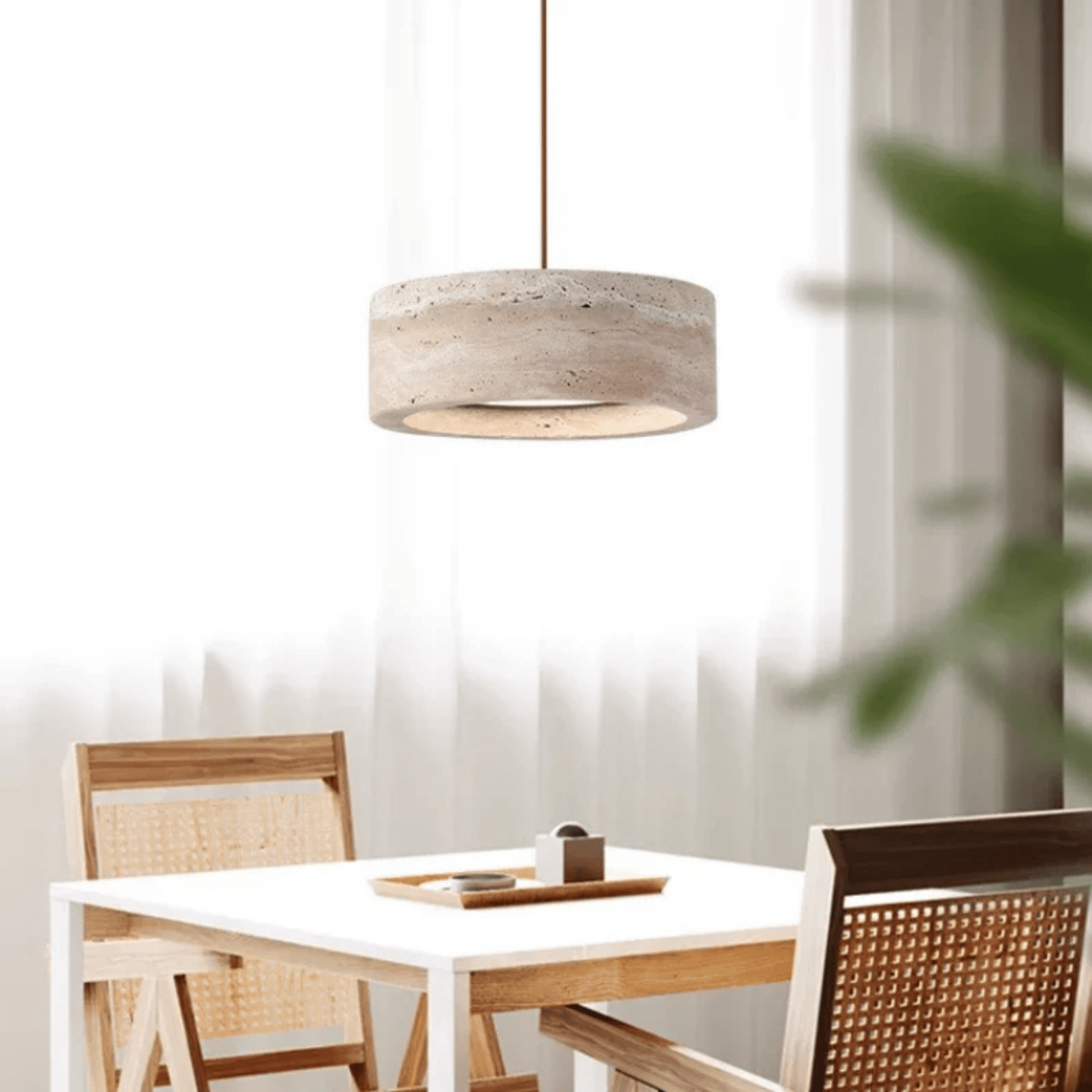 Stone Ring Pendant Light | Ormexis