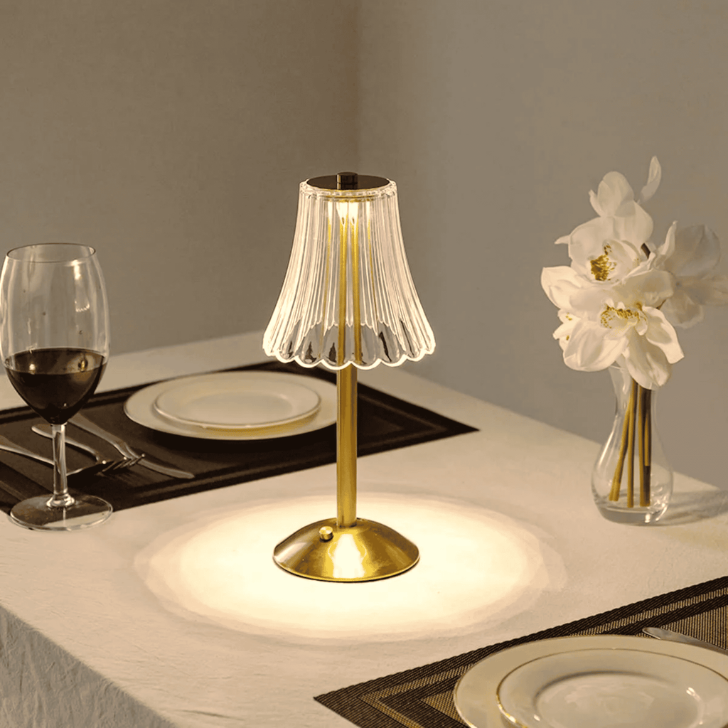 Stolní lampa z prizmatického skla | Ormexis