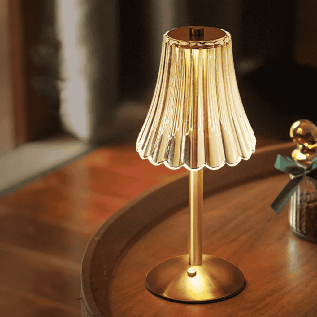 Stolní lampa z prizmatického skla | Ormexis