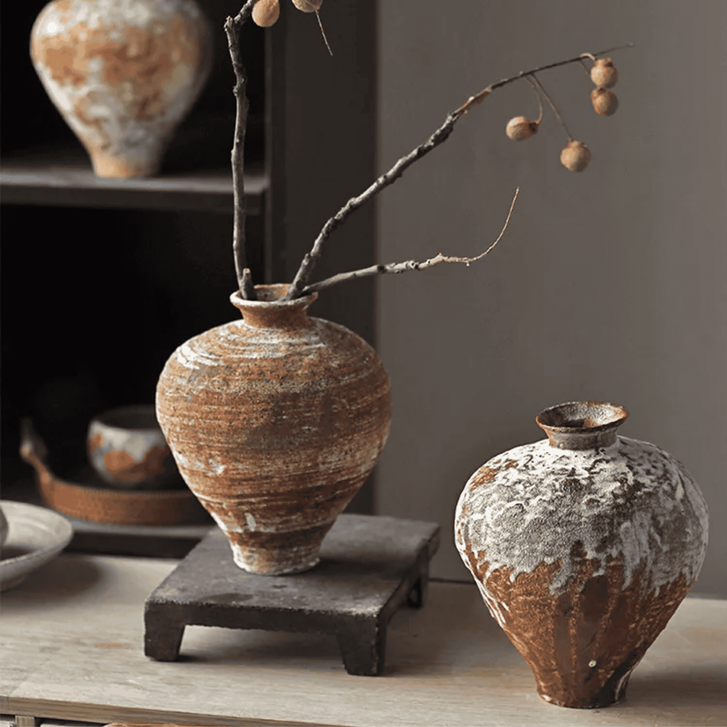 Patina Washed Ceramic Vessel | Ormexis