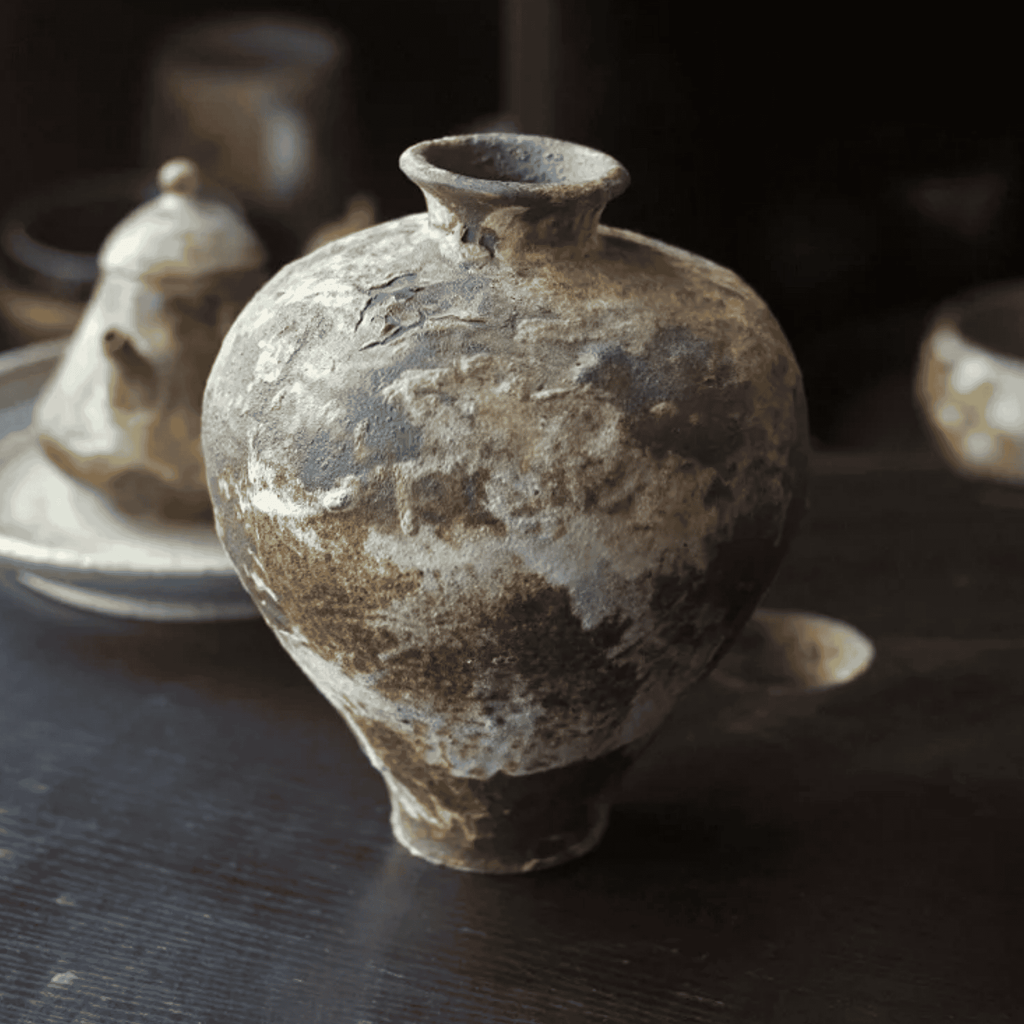 Patina Washed Ceramic Vessel | Ormexis