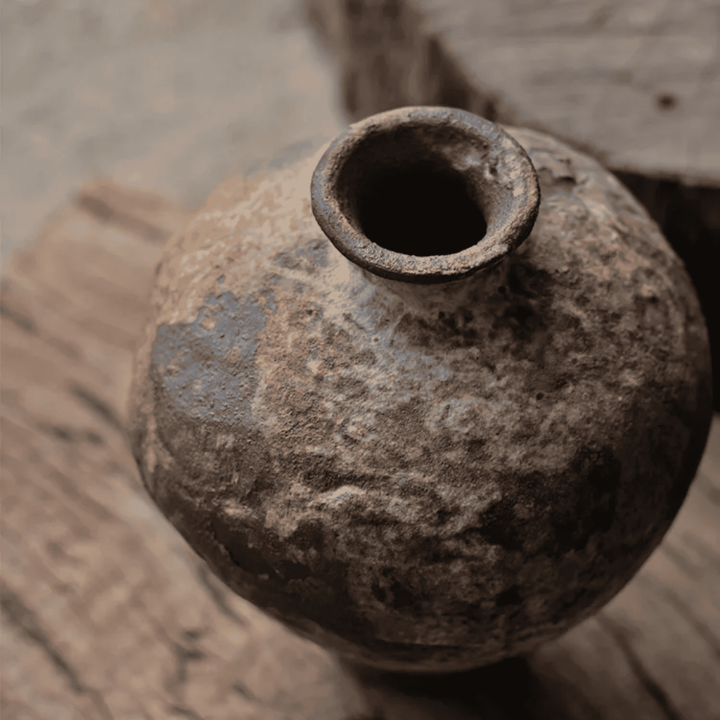 Patina Washed Ceramic Vessel | Ormexis
