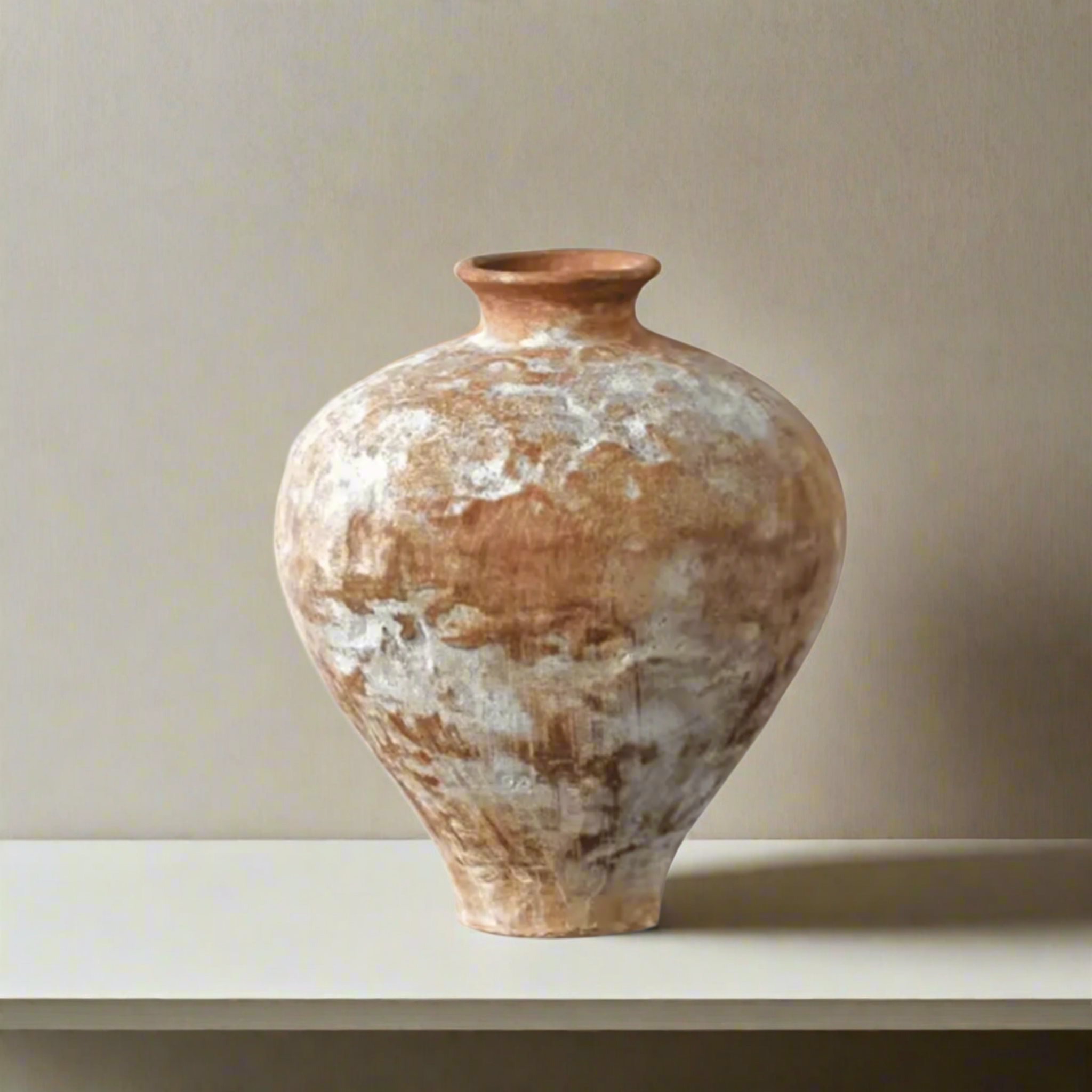 Patina Washed Ceramic Vessel | Ormexis