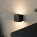 Obsidian Cube Sconce | Ormexis