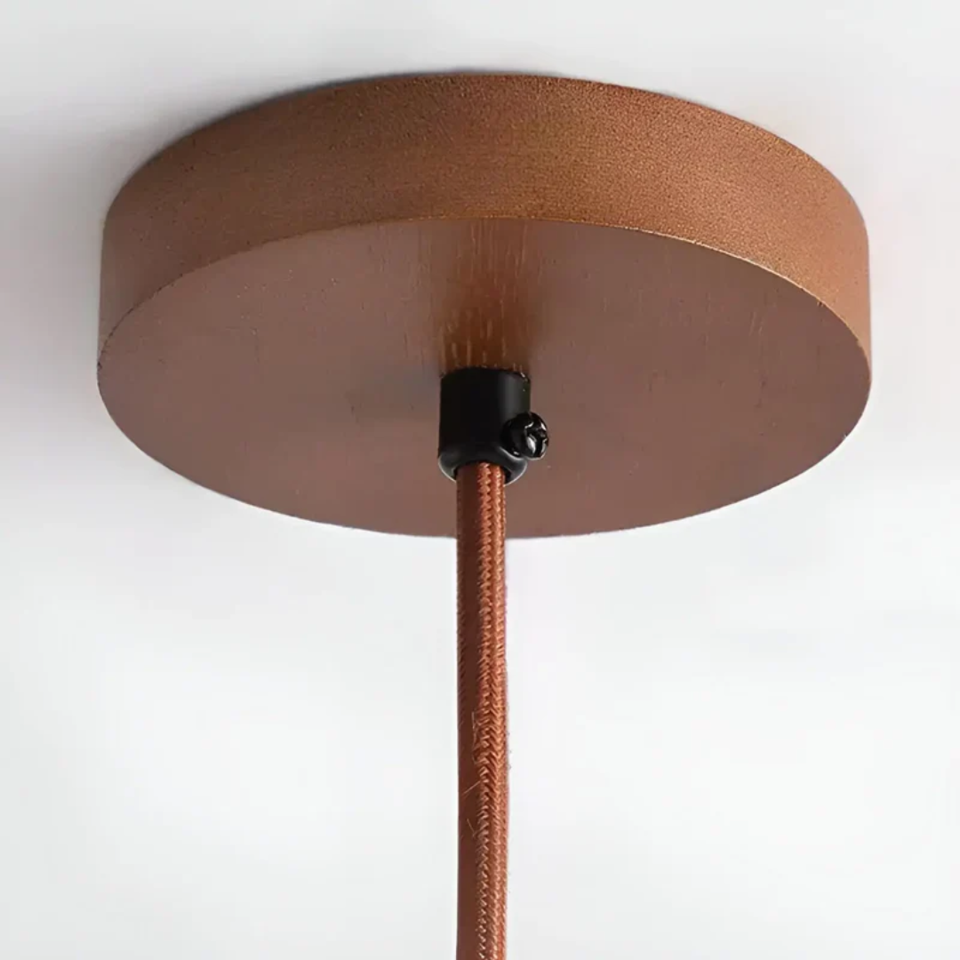 Závěsné svítidlo Yumeko ve vintage stylu inspirované Japonskem s nastavitelným LED osvětlením