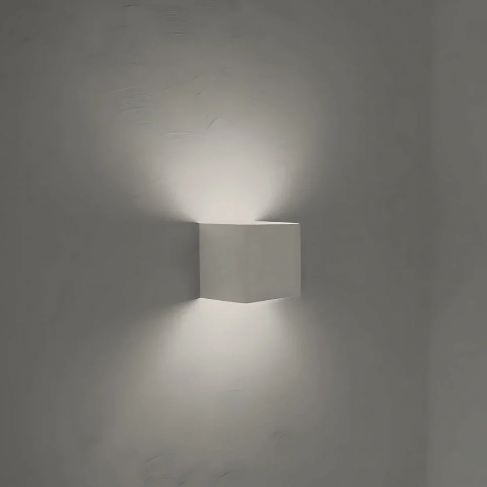 Obsidian Cube Sconce | Ormexis