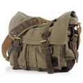 Bolso bandolera de lona para hombre UrbanTrail con correa ajustable para uso diario y aventuras