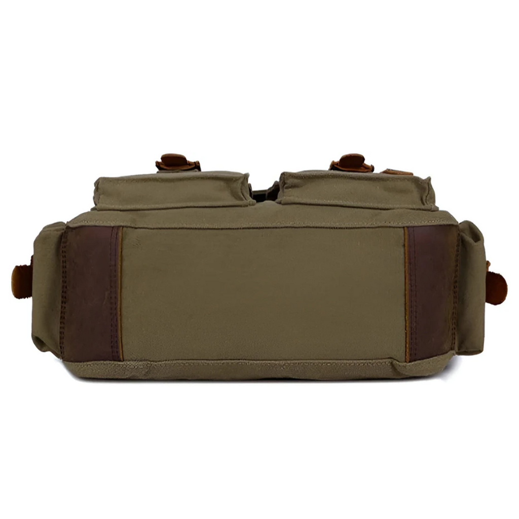 Bolso bandolera de lona para hombre UrbanTrail con correa ajustable para uso diario y aventuras