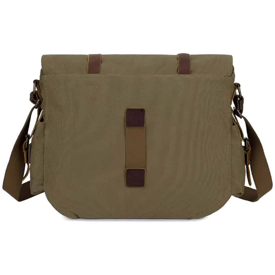 Bolso bandolera de lona para hombre UrbanTrail con correa ajustable para uso diario y aventuras