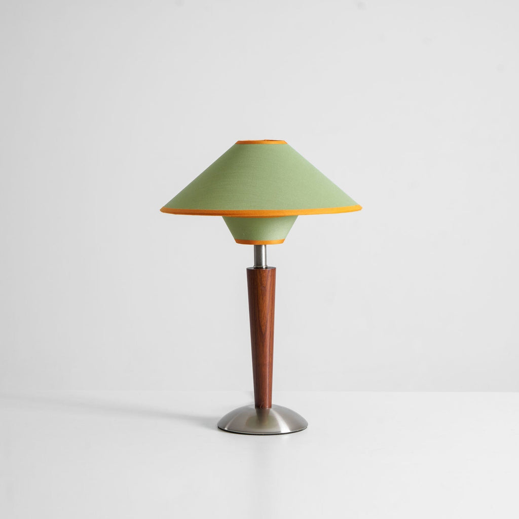 Alderwood-Leinenschirm-Tischlampe | Ormexis