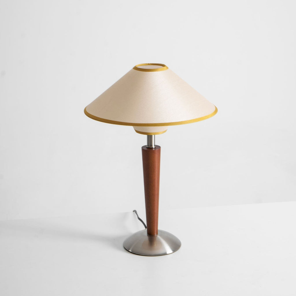 Alderwood-Leinenschirm-Tischlampe | Ormexis