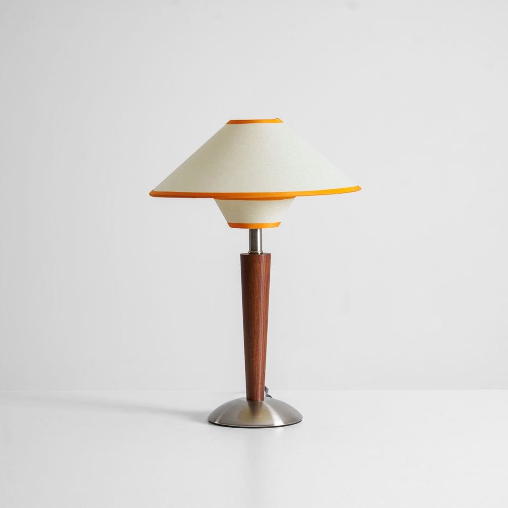Alderwood-Leinenschirm-Tischlampe | Ormexis
