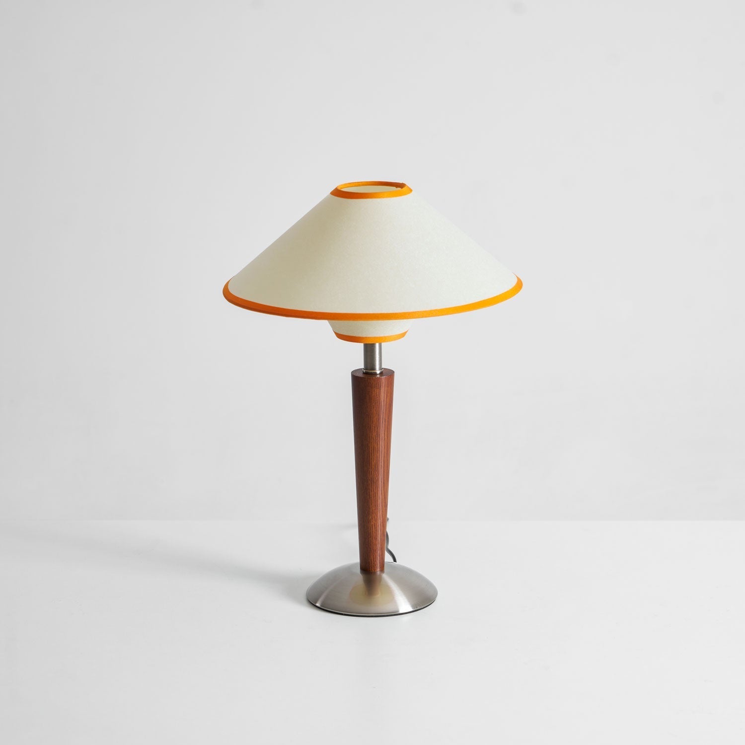 Alderwood-Leinenschirm-Tischlampe | Ormexis
