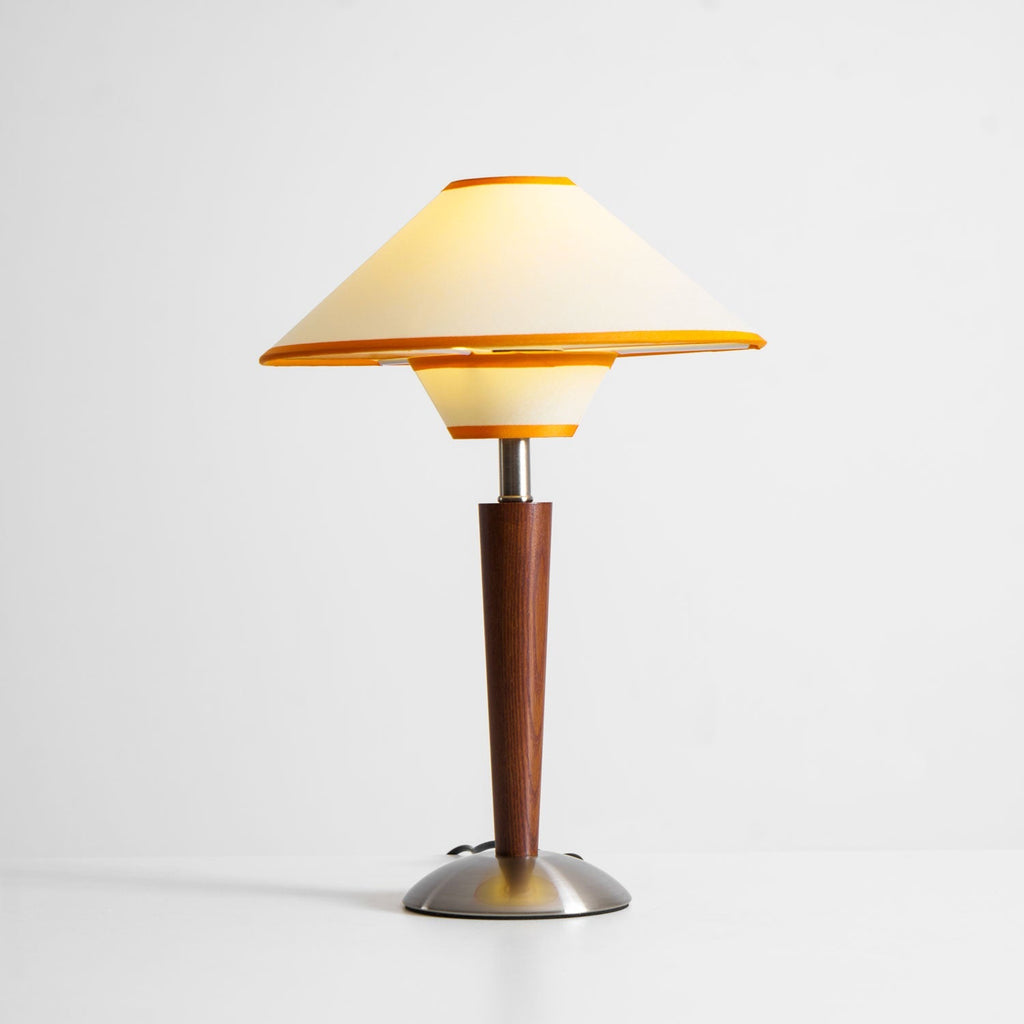 Alderwood-Leinenschirm-Tischlampe | Ormexis