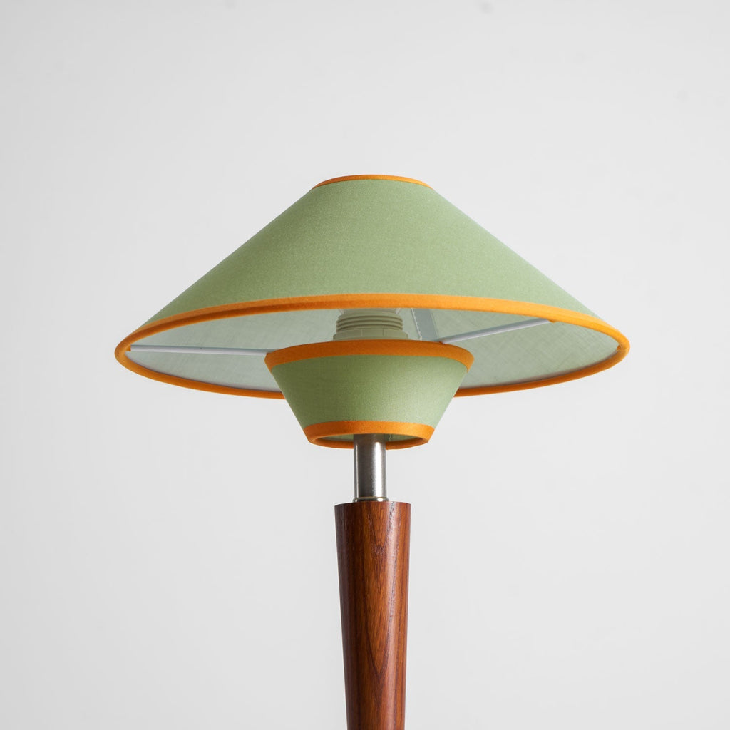Alderwood-Leinenschirm-Tischlampe | Ormexis